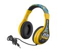 eKids Minions Ενσύρματα Ακουστικά με ασφαλή μέγιστη ένταση ήχου για παιδιά και εφήβους (MS-140) (Κίτρινο/Μαύρο)