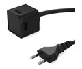 Allocacoc® PowerCube |USBcube Extended USB A| Πολύπριζο 4 θέσεων USB-A - Μαύρο - 10464BK/EUEUMC