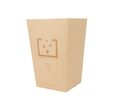 Designnest TrashBin |Throwaway| 1.5L Χαριτωμένος κάδος απορριμμάτων γραφείου από χαρτόνι (σετ 5 τεμαχίων)