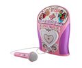 eKids Disney Princess MP3 Boombox Karaoke & ενσωματωμένο Μικρόφωνο για παιδιά και εφήβους με μουσική, φωτισμό, Sound Effects (Di-554DP) (Μωβ/Ροζ)