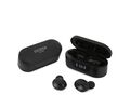 Guess Bluetooth Stereo Headset 5.0 True Wireless Ασύρματα Ακουστικά & θήκη φόρτισης (Μαύρα - GUTWST31EK)