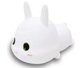 Designnest® Meng Rabbit Night Lamp Κουνελάκι Φωτιστικό νυκτός από μαλακή σιλικόνη με χρονοδιακόπτη