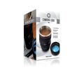 The Source - Camera Lens Mug with Lid Φακός Φωτογραφικής Μηχανής Κούπα Μεταλλική με Καπάκι Μαύρη 300ml