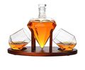 Deluxe Diamond Decanter Set - Σετ Κρυστάλλινης Καράφας Deluxe Diamond