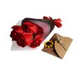 Red Rose Black Box – 7 Κόκκινα Τριαντάφυλλα σε Μαύρο Κουτί – Μια Ρομαντική Έκπληξη