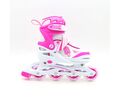 ΑΘΛΟΠΑΙΔΙΑ Αυξομειούμενα Inline/Roller Skates/Παγοπέδιλα, 3 σε 1, για Κορίτσια Χρώμα (Φούξια), Μέγεθος (38-41)