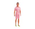 Mattel Barbie: Ken - Hawaiian Floral Jumpsuit Look with Brown Brides Hair Doll Fashionistas (HYT99)