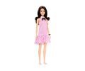 Mattel Barbie: Fashionistas #224 - Brown Hair with Pink Plaid Dress Doll (HRH21)