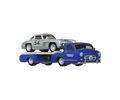 Mattel Hot Wheels: Premium Car Culture Team Transport - Mercedes-Benz 300SL &amp; '55 Mercedes-Benz Blaues Wunder (HRV48)