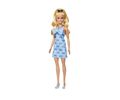 Mattel Barbie: Barbie Fashionistas Wavy Blonde Ponytail Wearing Blue Bow (HYT93)