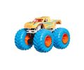 Mattel Hot Wheels: Monster Trucks Glow In The Dark - Bone Shaker Vehicle (JFX11)