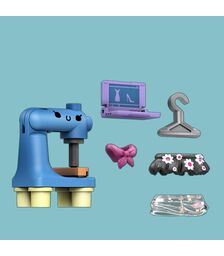 MEGA BLOKS BARBIE - ΦΙΓΟΥΡΕΣ ΜΕ ΑΞΕΣΟΥΑΡ-DESIGNER GWR21/GWR23