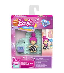 MEGA BLOKS BARBIE - ΦΙΓΟΥΡΕΣ ΜΕ ΑΞΕΣΟΥΑΡ-DESIGNER GWR21/GWR23