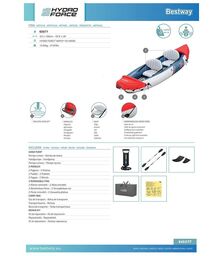Φουσκωτό Kayak Θαλάσσης 2 Ατόμων Bestway 321x100cm