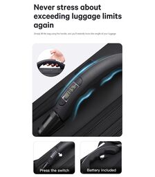 Bange Μαύρο Σακίδιο Πλάτης Vacuum Tsa Lock με ζυγαριά 36L 1909-8  Laptop 17,3”