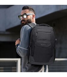 Bange Μαύρο Σακίδιο Πλάτης θήκη laptop15,6” 1921 24LT