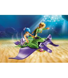 PLAYMOBIL Συλλέκτες Μαργαριταριών με γιγάντιο Σαλάχι Μάντα 70099-2