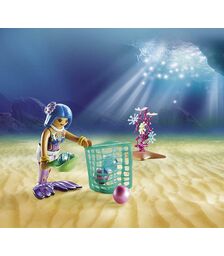 PLAYMOBIL Συλλέκτες Μαργαριταριών με γιγάντιο Σαλάχι Μάντα 70099-3