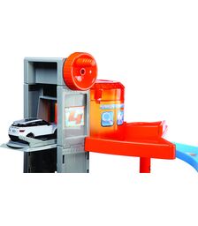 Burago ΠΙΣΤΑ Street Fire Mega Dealer Showroom ΜΕ 2 ΜΕΤΑΛΛΙΚΑ ΑΜΑΞΑΚΙΑ 18-30031-5