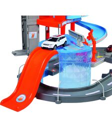 Burago ΠΙΣΤΑ Street Fire Mega Dealer Showroom ΜΕ 2 ΜΕΤΑΛΛΙΚΑ ΑΜΑΞΑΚΙΑ 18-30031-2