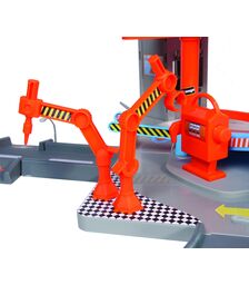 Burago ΠΙΣΤΑ Street Fire Mega Dealer Showroom ΜΕ 2 ΜΕΤΑΛΛΙΚΑ ΑΜΑΞΑΚΙΑ 18-30031-4