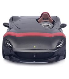 Burago μεταλλικό αυτοκίνητο Ferrari Monza SP1 ΜΑΥΡΟ Κλίμακα 1:24-1