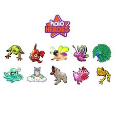 HoloToyz – Holo Heroes Augmented Reality Τατουάζ Επαυξημένης πραγματικότητας που ζωντανεύουν σε κινούμενα σχέδια