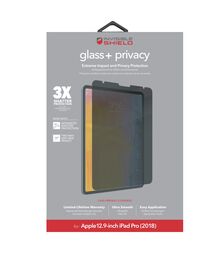 ZAGG InvisibleShield Tempered Glass – Apple iPad Pro 2018 12.9-inch (privacy)
