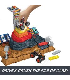 HOT WHEELS MONSTER TRUCKS ARENA WORLD ΑΠΟΛΥΤΟ ΣΕΤ ΣΥΓΚΡΟΥΣΕΩΝ HNB96-2