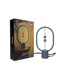 DesignNest Heng Balance Mini |Plastic Lamp Ellipse| Διακοσμητική λάμπα με μαγνητικό διακόπτη (Light Grey)