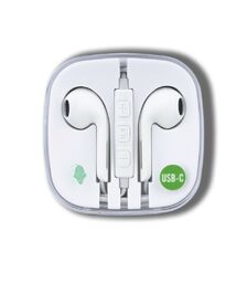 GreenMouse Ακουστικά με USB-C Connector σε λευκό χρώμα – 46956592