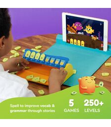 Plugo Letters by PlayShifu Σύστημα παιδικού παιχνιδιού Επαυξημένης Πραγματικότητας γνώσεων με τουβλάκια