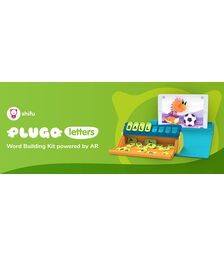 Plugo Letters by PlayShifu Σύστημα παιδικού παιχνιδιού Επαυξημένης Πραγματικότητας γνώσεων με τουβλάκια