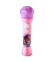 eKids Disney Princess Ασύρματο Μικρόφωνο Karaoke για παιδιά με ενσωματωμένη μουσική, φωτισμό, Sound Effects (DP-070) (Ροζ)