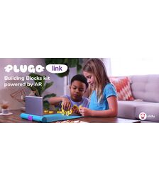 Plugo Link by PlayShifu Σύστημα παιδικού παιχνιδιού Επαυξημένης Πραγματικότητας κατασκευών με τουβλάκια