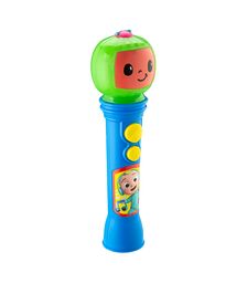 eKids Cocomelon MP3 Ασύρματο Μικρόφωνο Karaoke για παιδιά με ενσωματωμένη μουσική, φωτισμό, Sound Effects (CO-070) (Μπλε/Πράσινο/Κόκκινο)