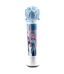 eKids Frozen 2 Ασύρματο Μικρόφωνο Karaoke για παιδιά με ενσωματωμένη μουσική, φωτισμό, Sound Effects (FR-070) (Γαλάζιο/Λευκό)
