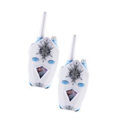 eKids Frozen 2 Walkie Talkies για παιδιά & ενήλικες με ενσωματωμένο μεγάφωνο και εμβέλεια 150 μέτρων (FR-212) (Λευκό/Γαλάζιο)