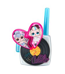 eKids LOL! Surprise Remix Σετ 2 Walkie Talkies για παιδιά & ενήλικες με ενσωματωμένο μεγάφωνο και εμβέλεια 150 μέτρων (LL-207) (Ροζ/Μαύρο/Γαλάζιο)