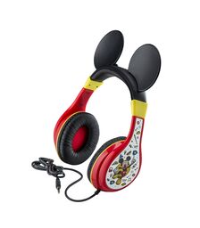 eKids Mickey Mouse Ενσύρματα Ακουστικά με ασφαλή μέγιστη ένταση ήχου για παιδιά και εφήβους (MK-140) (Κόκκινο/Κίτρινο/Μαύρο)