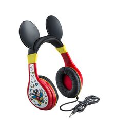 eKids Mickey Mouse Ενσύρματα Ακουστικά με ασφαλή μέγιστη ένταση ήχου για παιδιά και εφήβους (MK-140) (Κόκκινο/Κίτρινο/Μαύρο)