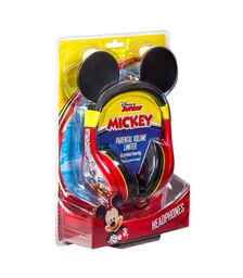 eKids Mickey Mouse Ενσύρματα Ακουστικά με ασφαλή μέγιστη ένταση ήχου για παιδιά και εφήβους (MK-140) (Κόκκινο/Κίτρινο/Μαύρο)