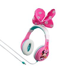 eKids Minnie Mouse Ενσύρματα Ακουστικά με ασφαλή μέγιστη ένταση ήχου για παιδιά και εφήβους (MM-140) (Ροζ/Λευκό)
