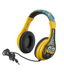 eKids Minions Ενσύρματα Ακουστικά με ασφαλή μέγιστη ένταση ήχου για παιδιά και εφήβους (MS-140) (Κίτρινο/Μαύρο)