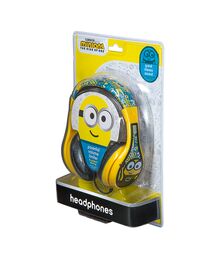 eKids Minions Ενσύρματα Ακουστικά με ασφαλή μέγιστη ένταση ήχου για παιδιά και εφήβους (MS-140) (Κίτρινο/Μαύρο)