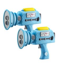 eKids Minions Σετ 2 Laser Tag Blasters για παιδιά & ενήλικες με φωτισμό και δόνηση με εμβέλεια 30 μέτρων (MS-174) (Κίτρινο/Μαύρο/Μπλε)