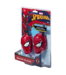 eKids Spiderman Σετ 2 Walkie Talkies για παιδιά από 3 ετών με εμβέλεια 150 μέτρων (SM-202) (Κόκκινο/Μαύρο)