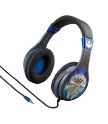 eKids Star Wars Ενσύρματα Ακουστικά με ασφαλή μέγιστη ένταση ήχου για παιδιά και εφήβους (SW-140) (Γκρι/Μπλε)