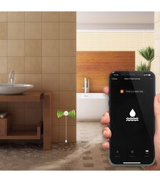 Tellur WiFi Smart Flood Sensor Ανιχνευτής πλημμύρας WiFi σε λευκό (TLL331081)