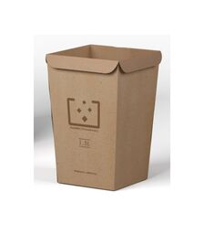 Designnest TrashBin |Throwaway| 1.5L Χαριτωμένος κάδος απορριμμάτων γραφείου από χαρτόνι (σετ 5 τεμαχίων)